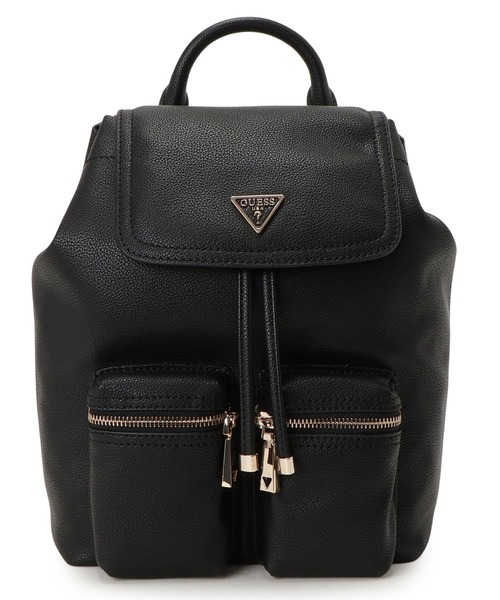 Guess(ゲス)の「MANHATTAN II Flap Backpack バックパック リュック(バックパック/リュック・レディース・ブラック・ONE SIZE)」の1枚目の写真