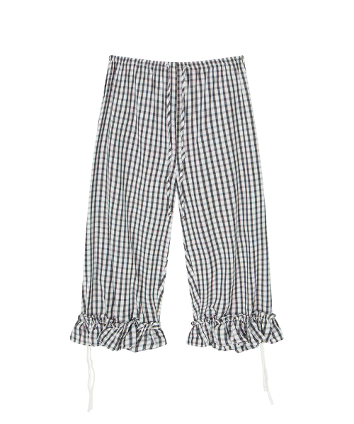 HIGHTIDEFRANKIE（ハイタイドフランキー）の「Pattern Capri Pants Black（その他パンツ・レディース・ブラック・FREE）」の7枚目の写真