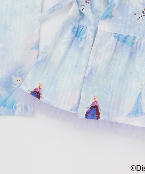 mezzo piano（メゾピアノ）の「『アナと雪の女王』浴衣ドレス【接触冷感・吸水速乾】（浴衣・キッズ・サックスブルー・130cm/120cm/100cm/110cm）」の22枚目の写真