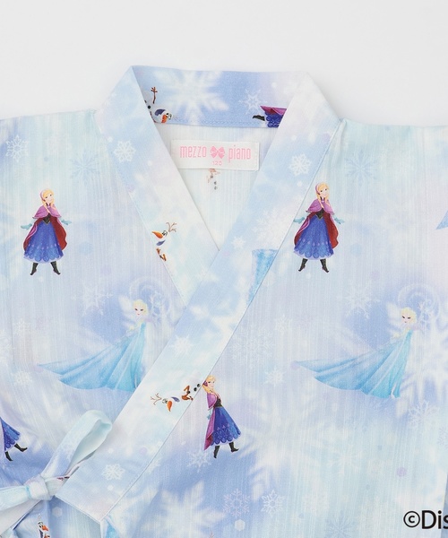 mezzo piano（メゾピアノ）の「『アナと雪の女王』浴衣ドレス【接触冷感・吸水速乾】（浴衣・キッズ・サックスブルー・130cm/120cm/100cm/110cm）」の15枚目の写真