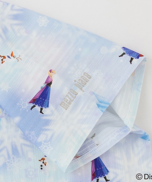 mezzo piano（メゾピアノ）の「『アナと雪の女王』浴衣ドレス【接触冷感・吸水速乾】（浴衣・キッズ・サックスブルー・130cm/120cm/100cm/110cm）」の17枚目の写真