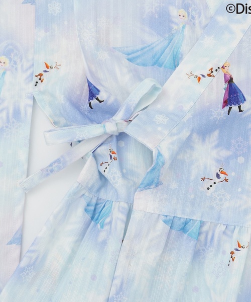 mezzo piano（メゾピアノ）の「『アナと雪の女王』浴衣ドレス【接触冷感・吸水速乾】（浴衣・キッズ・サックスブルー・130cm/120cm/100cm/110cm）」の18枚目の写真