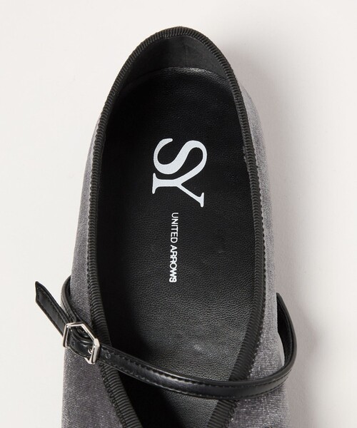 SY UNITED ARROWS（シーユナイテッドアローズ）の「＜SY＞フラワービジューチャイナベルト フラット20↑（バレエシューズ・レディース・ブラック/ライトグレー/ダークブラウン/ワインレッド・24cm/22.5cm/23.5cm/23cm/25cm/24.5cm）」の10枚目の写真