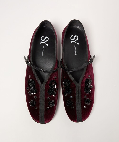 SY UNITED ARROWS（シーユナイテッドアローズ）の「＜SY＞フラワービジューチャイナベルト フラット20↑（バレエシューズ・レディース・ブラック/ライトグレー/ダークブラウン/ワインレッド・24cm/22.5cm/23.5cm/23cm/25cm/24.5cm）」の19枚目の写真