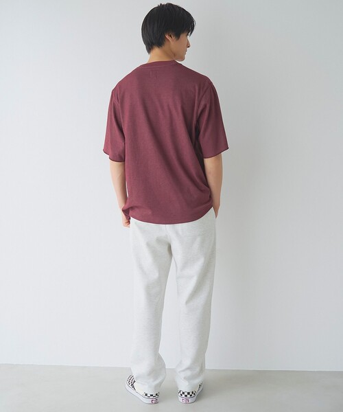 coen(コーエン)の「【吸水速乾/UVカット】配色ポンチ半袖ポケットTシャツ(Tシャツ/カットソー・メンズ・ケリーグリーン/ワインレッド/ネイビー・M/S/XL/L)」の14枚目の写真