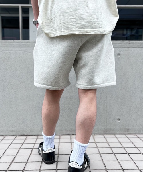 FOG ESSENTIALS（エフオージーエッセンシャルズ）の「【FOG ESSENTIALS】エッセンシャルズ FRONT LOGO ハーフパンツ（スウェットパンツ・メンズ・グレイッシュベージュ/オートミール/ブラック・S/M/XL/L）」の16枚目の写真
