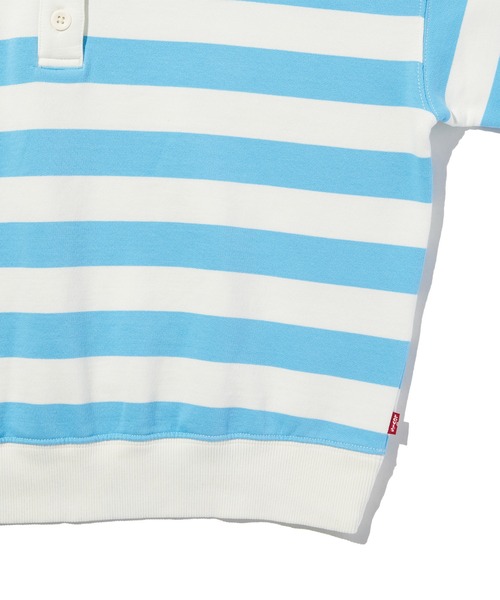 Levi's(リーバイス)の「Levi's/リーバイス グラフィック ヴィンテージ ラガープルオーバー(ポロシャツ・レディース・ブルー・XS/S/M)」の8枚目の写真