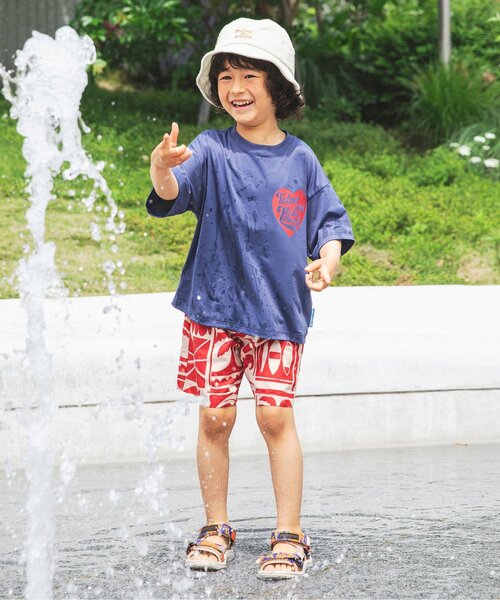BREEZE(ブリーズ)の「【接触冷感/サマーエール】冷っほーい!半袖Tシャツ_UVカット(Tシャツ/カットソー・キッズ・ネイビー/オフホワイト/イエロー/ミント・140/130/120/110/100/90/80)」の9枚目の写真