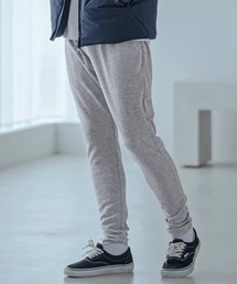 mp15250-Ribbed Bonded Brushed Slim Easy Pants スリムイージーパンツ(MGN-263-032)