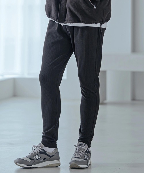 Magine(マージン)の「mp15250-Ribbed Bonded Brushed Slim Easy Pants スリムイージーパンツ(MGN-263-032)(その他パンツ・メンズ・ブラック/杢グレー/ライトベージュ・44/46/48)」の10枚目の写真