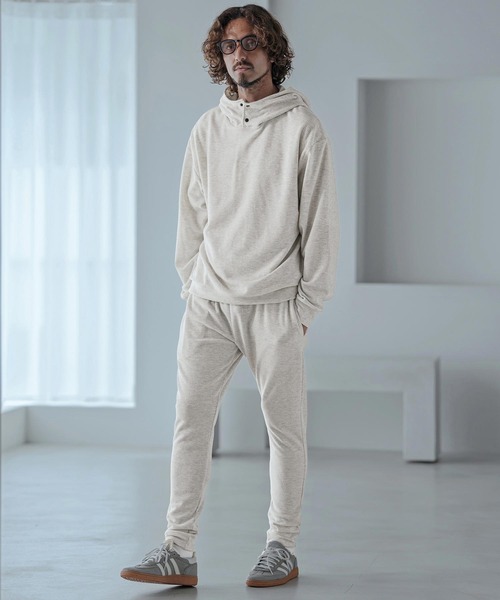 Magine(マージン)の「mp15250-Ribbed Bonded Brushed Slim Easy Pants スリムイージーパンツ(MGN-263-032)(その他パンツ・メンズ・ブラック/杢グレー/ライトベージュ・44/46/48)」の19枚目の写真