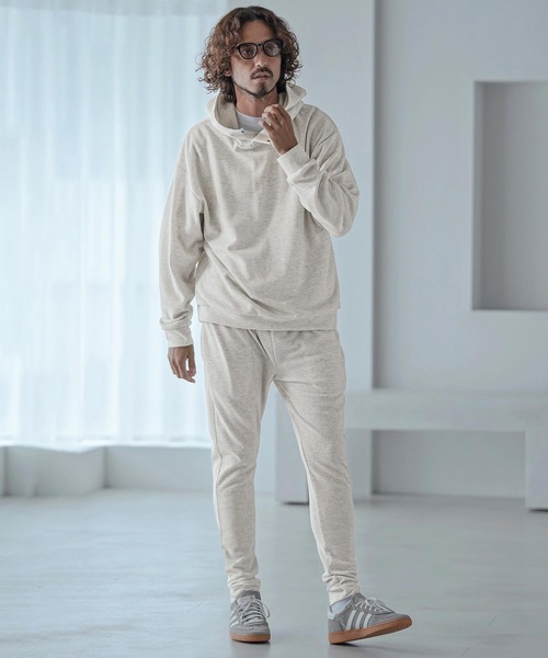Magine(マージン)の「mp15250-Ribbed Bonded Brushed Slim Easy Pants スリムイージーパンツ(MGN-263-032)(その他パンツ・メンズ・ブラック/杢グレー/ライトベージュ・44/46/48)」の20枚目の写真
