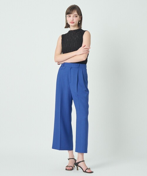 ANAYI（アナイ）の「スラブリネンライクアシメタックワイドパンツ（その他パンツ・レディース・ブラック/ベージュ/レッド/ブルー・36/38）」の9枚目の写真