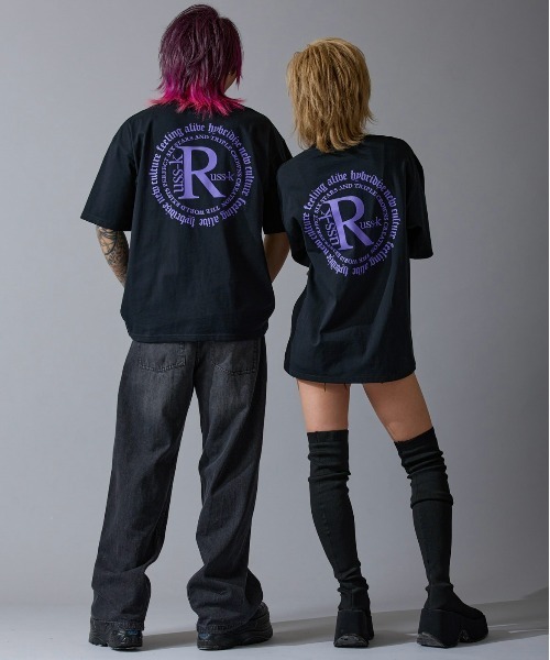 RUSS-K（ラスケー）の「【RUSS-K】別注 プリント 半袖Tシャツ（Tシャツ/カットソー・メンズ・ホワイト/ブラック系・SMALL/MEDIUM/LARGE）」の8枚目の写真