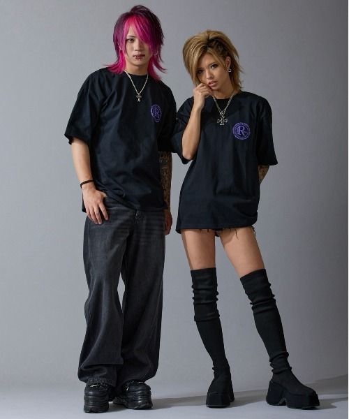 RUSS-K（ラスケー）の「【RUSS-K】別注 プリント 半袖Tシャツ（Tシャツ/カットソー・メンズ・ホワイト/ブラック系・SMALL/MEDIUM/LARGE）」の9枚目の写真