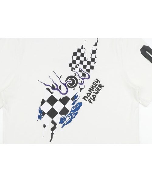 Monkey Flower(モンキーフラワー)の「共用バッククラウド刺繍半袖Tシャツ/MM1WTS15U ホワイト(Tシャツ/カットソー・メンズ・その他・FREE)」の4枚目の写真