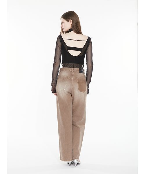 SORIN（ソリン　）の「Layered Like Damage Jeans / レイヤードライクダメージジーンズ（デニムパンツ・レディース・ブラウン/インディゴブルー・36/38）」の12枚目の写真