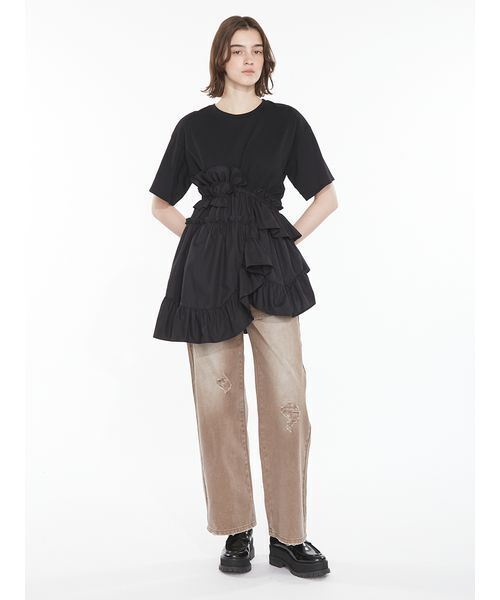 SORIN（ソリン　）の「Layered Like Damage Jeans / レイヤードライクダメージジーンズ（デニムパンツ・レディース・ブラウン/インディゴブルー・36/38）」の14枚目の写真