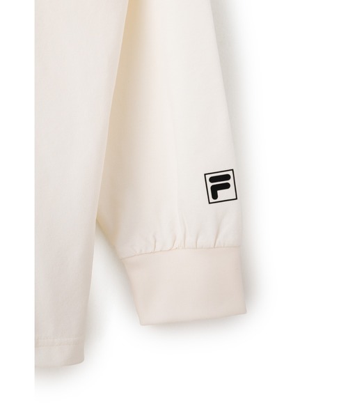 FILA(フィラ)の「ELEY KISHIMOTO×FILA LS TEE / イーリーキシモト×フィラ ナガソデティーシャツ(Tシャツ/カットソー・レディース・ダークカーキ/オフホワイト・S/M/L/XL)」の5枚目の写真