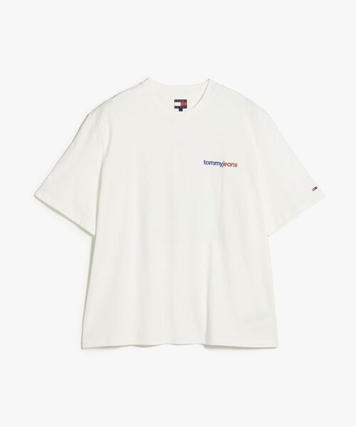 tommy jeans(トミー ジーンズ)の「ユニセックス 90’sクレストショートスリーブTシャツ(Tシャツ/カットソー・レディース・ホワイト/ネイビー/レッド系6・X-SMALL/X-LARGE/SMALL/MEDIUM/LARGE)」の13枚目の写真