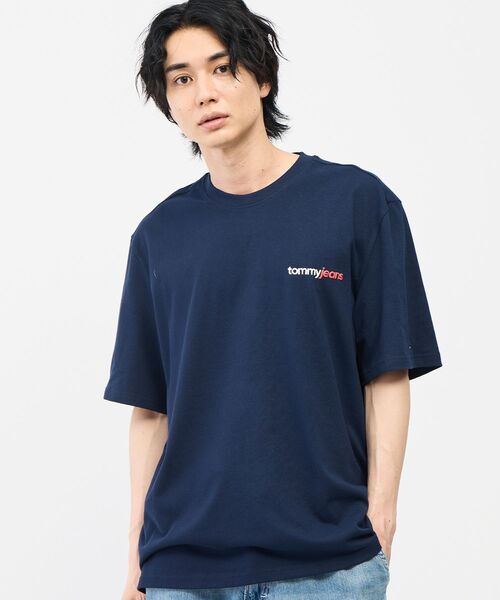 tommy jeans(トミー ジーンズ)の「ユニセックス 90’sクレストショートスリーブTシャツ(Tシャツ/カットソー・レディース・ホワイト/ネイビー/レッド系6・X-SMALL/X-LARGE/SMALL/MEDIUM/LARGE)」の16枚目の写真