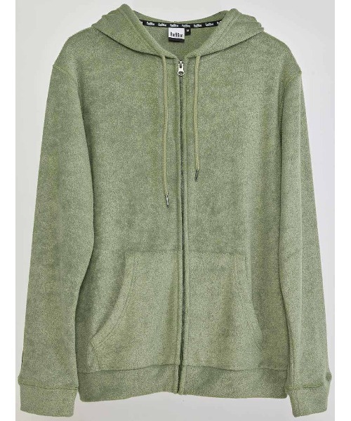 RadBlue(ラッドブルー)の「3Dパイルジップパーカー(パーカー・メンズ・ブラック/ベージュ/ブルー/グレー/カーキ・S/XL/L/M)」の4枚目の写真