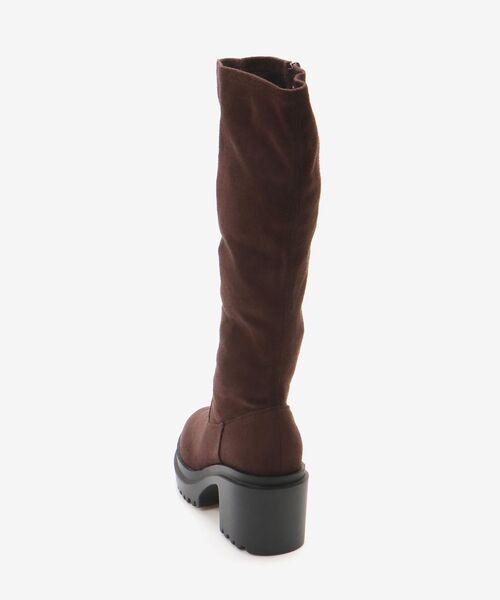 MAJESTIC LEGON(マジェスティックレゴン)の「盛れるストレッチロングブーツ(ブーツ・レディース・ブラウン系その他2/ブラック・SMALL/MEDIUM/LARGE/X-LARGE)」の4枚目の写真
