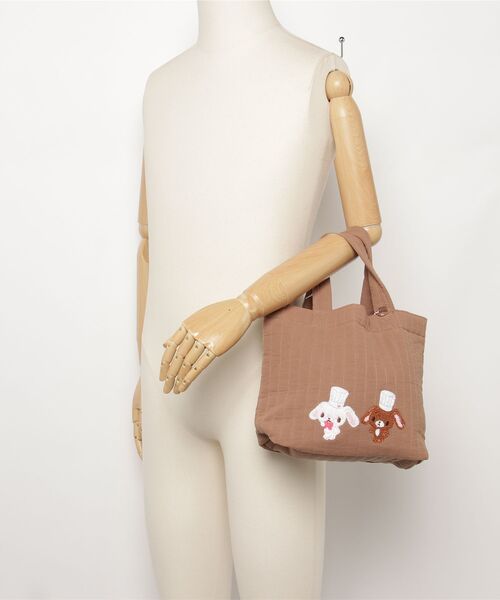 sanrio（サンリオ）の「シュガーバニーズ トートバッグ ラブスイーツ Sanrio サンリオ（トートバッグ・レディース・ピンク/ブラウン・FREE）」の6枚目の写真