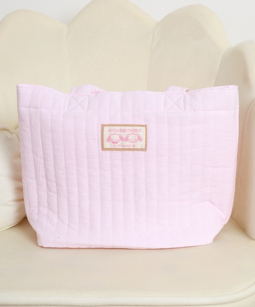 sanrio（サンリオ）の「シュガーバニーズ トートバッグ ラブスイーツ Sanrio サンリオ（トートバッグ・レディース・ピンク/ブラウン・FREE）」の9枚目の写真