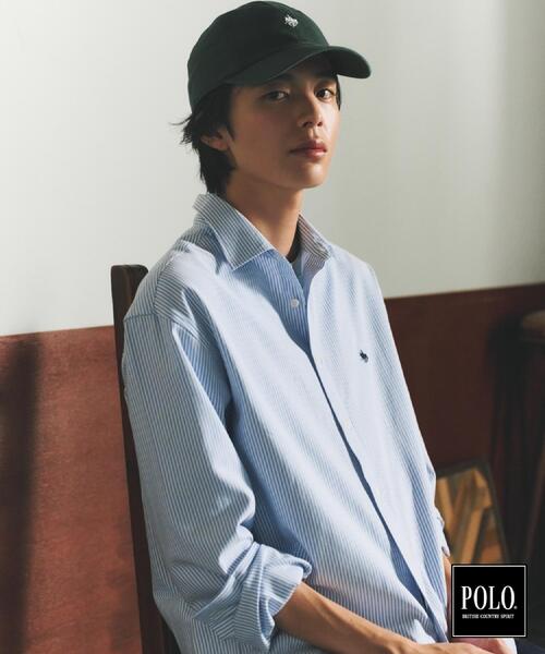 POLO BCS（ポロ ビーシーエス）の「POLO BCS/プレイヤー刺繍キャップ（キャップ・メンズ・ベージュ/ボルドー/モスグリーン/ネイビー・00）」の6枚目の写真