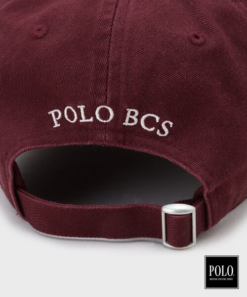 POLO BCS（ポロ ビーシーエス）の「POLO BCS/プレイヤー刺繍キャップ（キャップ・メンズ・ベージュ/ボルドー/モスグリーン/ネイビー・00）」の12枚目の写真