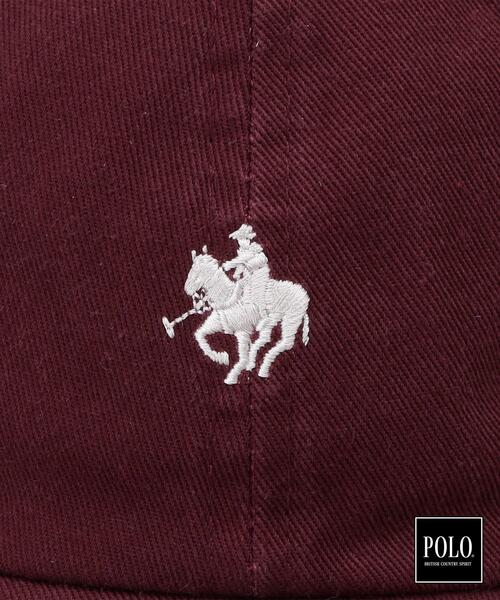 POLO BCS（ポロ ビーシーエス）の「POLO BCS/プレイヤー刺繍キャップ（キャップ・メンズ・ベージュ/ボルドー/モスグリーン/ネイビー・00）」の13枚目の写真