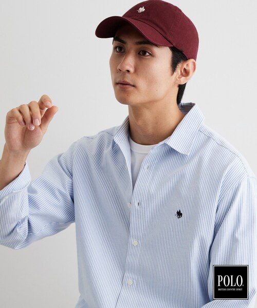 POLO BCS（ポロ ビーシーエス）の「POLO BCS/プレイヤー刺繍キャップ（キャップ・メンズ・ベージュ/ボルドー/モスグリーン/ネイビー・00）」の15枚目の写真