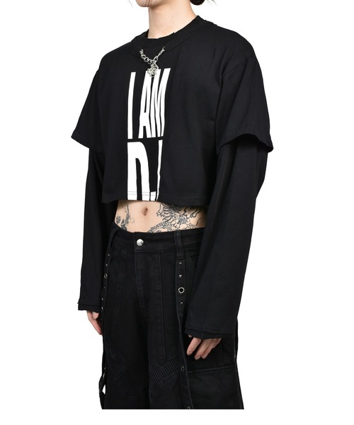 NUBIAN(ヌビアン)の「I AM DJ LONGSLEEVE(Tシャツ/カットソー・メンズ・ブラック・LARGE/MEDIUM/SMALL)」の3枚目の写真