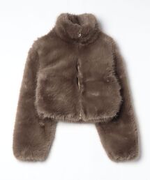 BEAVER（ビーバー）の「B omnivore/ビーオムニボー　ECO FUR STAND BLOUSON（ブルゾン）」