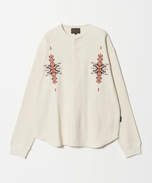 PENDLETON（ペンドルトン）の「＜PENDLETON＞エンブロイダリー ヘンリーネック（Tシャツ/カットソー）」