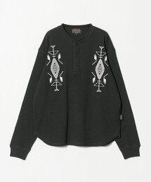 MONKEY TIME（モンキータイム）の「＜PENDLETON＞エンブロイダリー ヘンリーネック（Tシャツ/カットソー）」