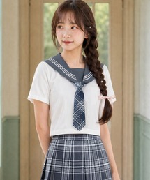 LunaBelle | セーラー服 半袖トップス 単品(シャツ/ブラウス)