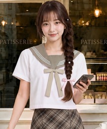 LunaBelle | セーラー服 半袖トップス 単品(シャツ/ブラウス)