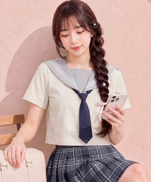 LunaBelle | セーラー服 半袖トップス 単品(シャツ/ブラウス)