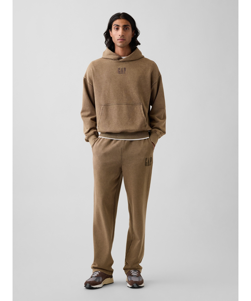GAP（ギャップ）の「ヘビーウェイト リラックスフィット GAPロゴ スウェットパンツ（スウェットパンツ・メンズ・ブルー/ブラウン/ブラック・XS/S/M/L/XL）」の13枚目の写真