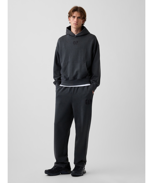 GAP（ギャップ）の「ヘビーウェイト リラックスフィット GAPロゴ スウェットパンツ（スウェットパンツ・メンズ・ブルー/ブラウン/ブラック・XS/S/M/L/XL）」の11枚目の写真