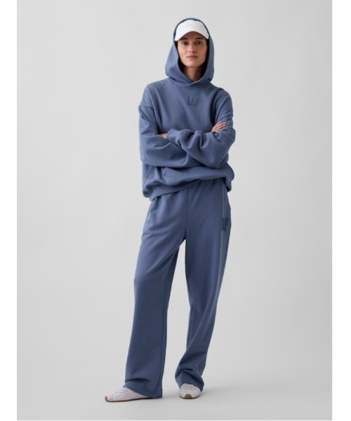 GAP（ギャップ）の「ヘビーウェイト リラックスフィット GAPロゴ スウェットパンツ（スウェットパンツ・メンズ・ブルー/ブラウン/ブラック・XS/S/M/L/XL）」の6枚目の写真