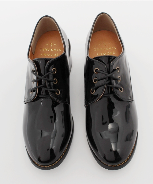 WEGO(ウィゴー)の「WEGO/レースアップヒールシューズ(ドレスシューズ・レディース・ブラック/ブラウン・SMALL/LARGE/MEDIUM)」の8枚目の写真