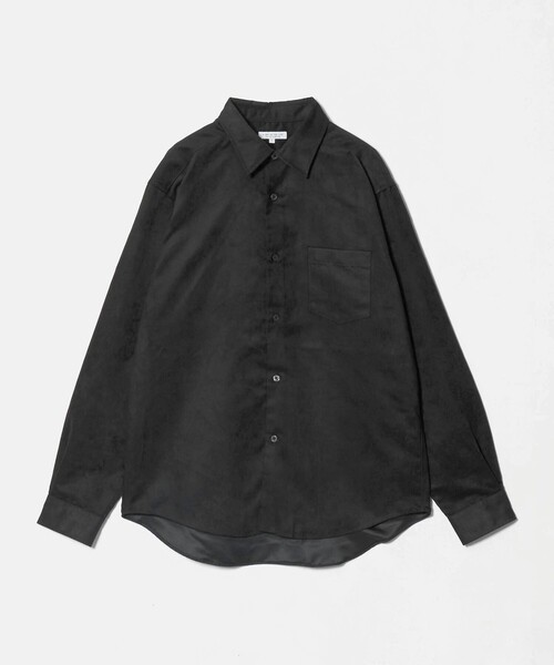 A DAY IN THE LIFE UNITED ARROWS(アデイインザライフユナイテッドアローズ)の「スエードライク シャツ<A DAY IN THE LIFE>(シャツ/ブラウス・メンズ・グレー系/ブラック/ベージュ・L/S/M)」の2枚目の写真