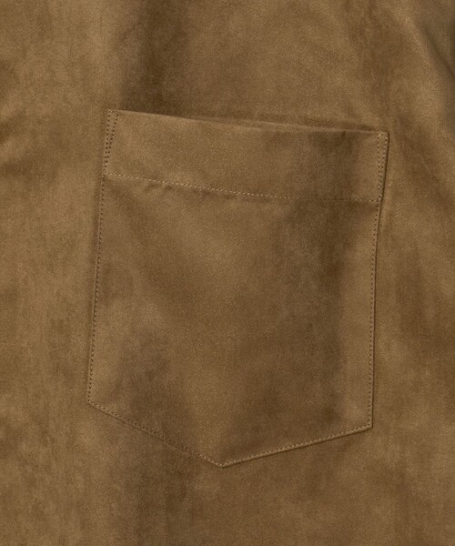 A DAY IN THE LIFE UNITED ARROWS(アデイインザライフユナイテッドアローズ)の「スエードライク シャツ<A DAY IN THE LIFE>(シャツ/ブラウス・メンズ・グレー系/ブラック/ベージュ・L/S/M)」の12枚目の写真