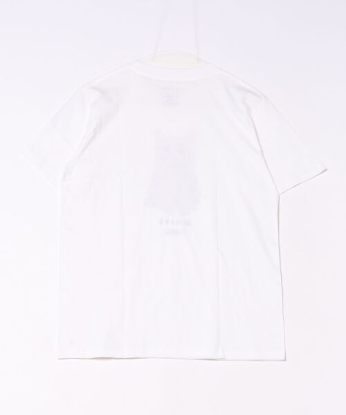 Moftique(モフティック)の「Moftique(モフティック) エントリーモデル 半袖Tシャツ アニマル 白猫 キャット ペット インクジェットプリント 褪せ感 4.0オンス 薄手 トップス カットソー 夏 カジュアル レディース ユニセックス(Tシャツ/カットソー・レディース・ホワイト・S)」の2枚目の写真