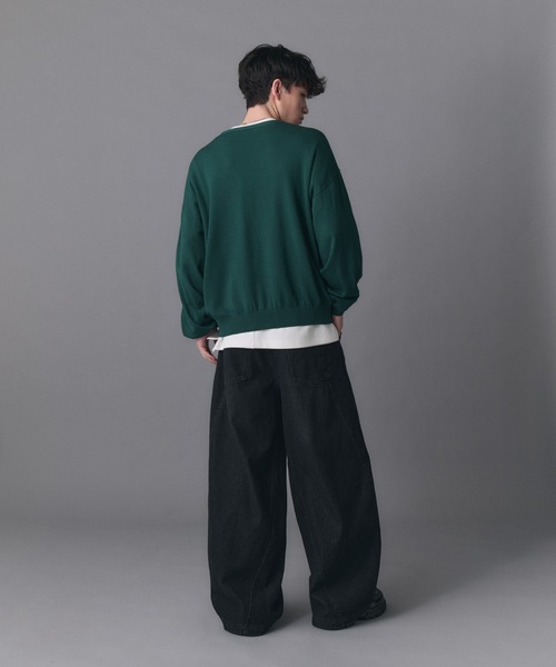 Confirm(コンファーム)の「Stone-like Button Cardigan / ストーンライクボタンカーディガン メンズ レディース ユニセックス(カーディガン/ボレロ・メンズ・ネイビー/ブラック/グリーン・L/S/M)」の16枚目の写真