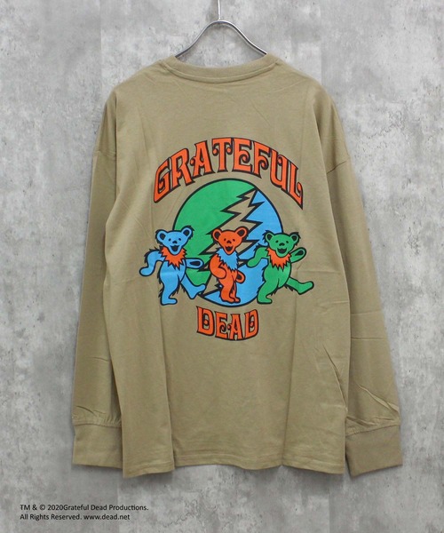 Grateful Dead(グレイトフルデッド)の「メンズ GRATEFUL DEAD グレイトフルデッド BIGトレーナー(スウェット・メンズ・ホワイト系4/ダークグリーン/グレー系その他2/ベージュ系2/ホワイト系その他2/オレンジ/杢グレー/ダークグリーン系1/ホワイト系その他3/ベージュ/ブラック/パープル/ホワイト系その他/チャコールグレー/オフホワイト/ベージュ系1/ブラック系その他/ブルー系その他/ダークグリーン系2/ブラック系2・L/M/XL)」の13枚目の写真