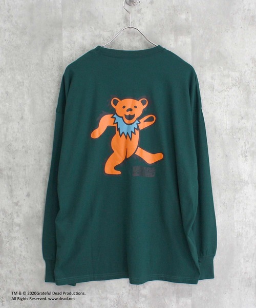 Grateful Dead(グレイトフルデッド)の「メンズ GRATEFUL DEAD グレイトフルデッド BIGトレーナー(スウェット・メンズ・ホワイト系4/ダークグリーン/グレー系その他2/ベージュ系2/ホワイト系その他2/オレンジ/杢グレー/ダークグリーン系1/ホワイト系その他3/ベージュ/ブラック/パープル/ホワイト系その他/チャコールグレー/オフホワイト/ベージュ系1/ブラック系その他/ブルー系その他/ダークグリーン系2/ブラック系2・L/M/XL)」の15枚目の写真